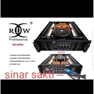 Power Amplifier Rdw Nd18Pro/Nd18 Pro/Nd 18Pro 4Ch X 1800 Watt