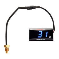 รถจักรยานยนต์ KOSO อุณหภูมิน้ำ Mini Meter Universal Temp Gauge Sensor Scooter Racing Adapter แสงสีฟ้า