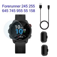 Garmin Forerunner 55 165 45 255 245 645 935 945 955 Screen Protector USB Charger cable Charging Port