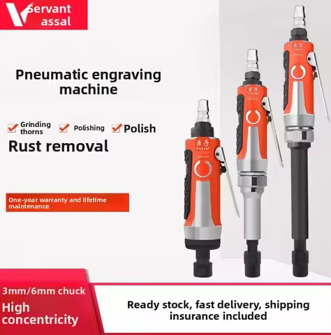 Pneumatic Grinder, Small Engraving Grinder, Straight Grinder, Tire Grinding and Polishing Machine, I