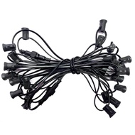 PMS Outdoor Lights Fairy Lights E12 Base sockets For Edison Bulbs LED Bulbs (String ONLY, NO Bulbs)
