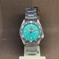 Seiko 5 Sports SRPK33K1 Teal Dial Stainless Steel Day Date Automatic Men Watch