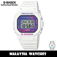 (OFFICIAL WARRANTY) Casio G-Shock DW-5600DN-7 Digital Psychedelic Pattern Face White Resin Watch DW5