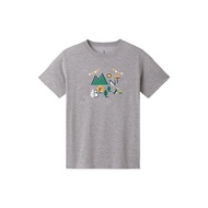 MONTBELL Campsite Kid's Sports Cotton Tee - Grey