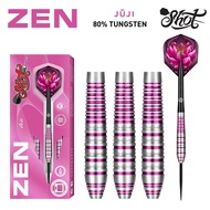 SHOT - ZEN JUJI STEEL TIP DART SET - 90% TUNGSTEN BARRELS 23G 24G