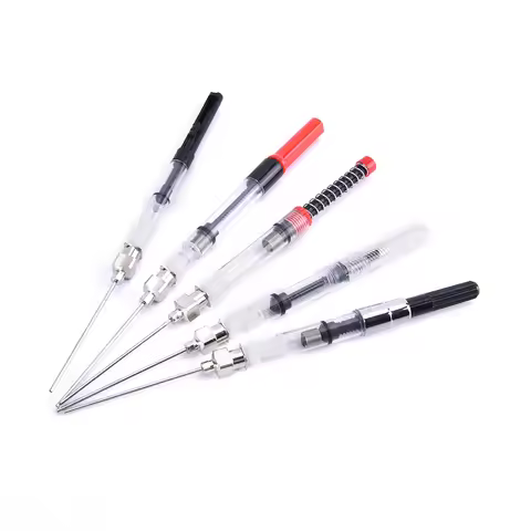 1/ 3 Pcs Fountain Pen Ink Syringe Filler Needle Tip Spring Converter Office Supplies Office School S