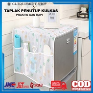 Protective Cover Cover Cover Hood Top Cover Fridge Freezer 1 2 Doors Thick Fabric Character