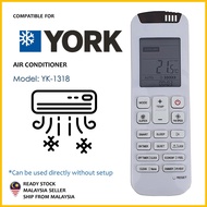 York Replacement For York Aircond Air Conditioner Remote Control YK-1318