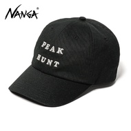 【NANGA 日本】Peak Hunt Embroidery Cap 棒球帽｜鴨舌帽 老帽/ 黑色 BLK