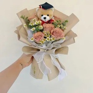 FGF03 Cappuccino with Chamomile Graduation Bouquet