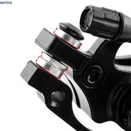 SERINA 2pcs Disc Brake Caliper Gasket, Spacer Aluminum Alloy M6 Disc Brake Spacer, Caliper Gasket MU