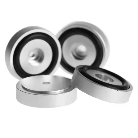 4Pcs 40x10mm Amplifier Feet Aluminium Alloy Durable Shock Absorption Amplifier Turntable Speakers St