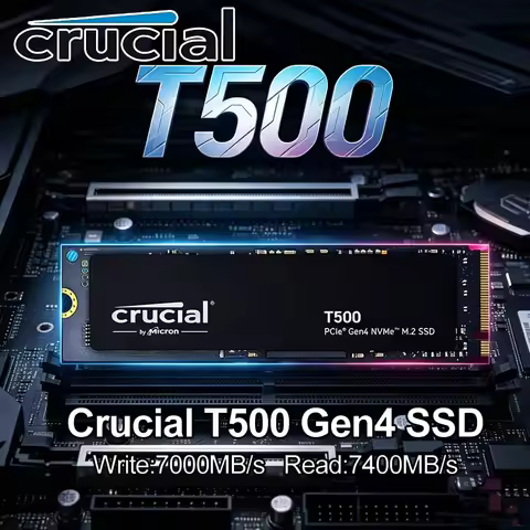 Crucial T500 1TB M.2 2280 PCIe Gen4 NVMe SSD 7300MB/s High Speed Gaming Storage,Compatible with PS5 