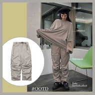 現貨 L號 L-Gray色少量！ 抓皺寬褲 MELSIGN - Straight Cutting Trousers V2  goopi  GOOPiMADE  RETEM03  mouggan 選貨