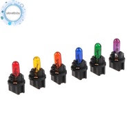 ulovebsby 10PCS T5.5 Led Bulb W1.2WCar Interior Lights Dashboard Heating Indicator Wedge Auto Instru