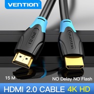 Vention สาย HDMI ต่อทีวี 4k60Hz ความเร็วสูง HDMI ชายไปชาย 2.0 สาย  พร้อม 3D สำหรับ ต่อเข้าคอม TV Projector แล็ปท็อป PS2 PS4 PC Monitor Switch Adapter HDMI to HDMI Extender1m 1.5m 2m 3m 5m 8m 10m