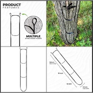 YOUZI NYLON 3-Step Climbing Stick Aider Sling Ascender Lightweight Rope Ladders For Outdoor Climbing