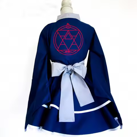 Custom Made Fullmetal Alchemist Roy Mustang Kimono Sailor Moon Cosplay Kimono Women Yoko Littner Jap