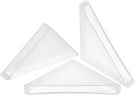 QUARKZMAN Pack of 80 Plastic Corner Protectors 5 x 50 mm Right Angle Shape Glass Corner Protectors C