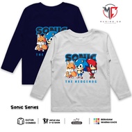 KATUN MAXIMO.CO children's t-shirts, long sleeves, sonic & friends images, combed cotton material, a