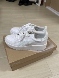 全新 ASICS JAPAN S PF 白淺綠厚底波鞋｜23.5cm／EU37.5