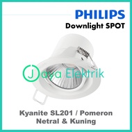 Philips Downlight Spot Kyanite SL201 Pomeron 3W 4.5w 5W 7W Neutral Yellow Recessed