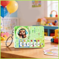 Music DJ Keychain Cute Cartoon Bag Charm Musical Instrument Record Player Keychain for Kids Boys Gir