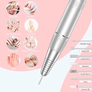 Portable Nail Drill Professional 35000 RPM, MOCOWIND Rechargeable Electric Nail File Machine E File 