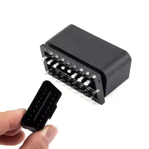 16 Pin Car OBD2 Connector 16pin Male Plug OBD II OBD2 Diagnostic-tool cable Terminal Connector Plug 