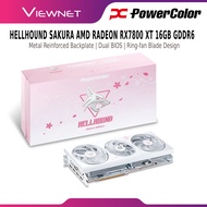 POWERCOLOR HELLHOUND SAKURA AMD RADEON RX 7800 XT 16GB GDDR6 256BIT  GRAPHICS CARD | RX7800XT 16G-L/