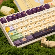 URE Good Luck Message Keycaps PBT Cherry profile 152 keycaps set For Alice 7u Mechancial Gaming Keyb