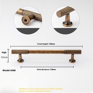 Modern Zinc Alloy Wardrobe Door Handle Threaded Vertical Knurled Drawer Knob And Handle Kitchen Cabi