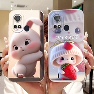 For Itel A49 Play / Itel A58 Lite / A631L Cute Rabbit Cat Cartoon Casing Itel A49Play A58Lite Lens P