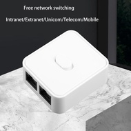 Kiki 2 Port 1000Mbps 2 In 1 Out 1 In 2 Out Switcher RJ45 LAN  Switch Selector