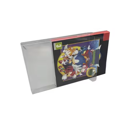 Clear Protection Box for Switch for Sonic Origins Plus Collection Display Storage Case