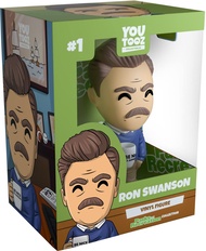 Youtooz Ron Swanson 4.8" Vinyl Figure, Official Licensed Collectible Ron Swanson from Parks and Recr