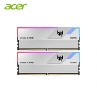 Acer Predator Vesta II RGB DDR5-6400 32G(16G*2)-銀(CL32/支援XMP&EXPO)