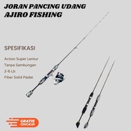 [ ready ] joran pancing udang murah super lentur custom 1 set 100 120