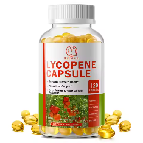 BBEEAAUU Tomato Extract Lycopene Capsules for Men Prostate Health Bladder and Urinary Tract Health