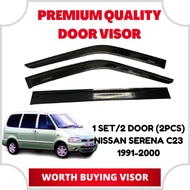 NISSAN SERENA C23 1991-2000  PREMIUM QUALITY DOOR VISOR AIR PRESS WINDOW VISOR