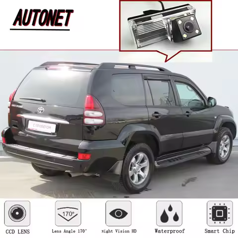AUTONET for Toyota Land Cruiser LC 100 120 200 Prado Wireless Car Rear View Camera Auto Backup Rever
