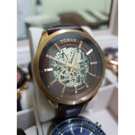 [Ready stock]Tomaz original skeleton auto rosegold coffee limited edition jam tomaz