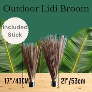 Durable Round Broom Sticks / Outdoor Gardening Sticks Broom / Broom [ready to stick]