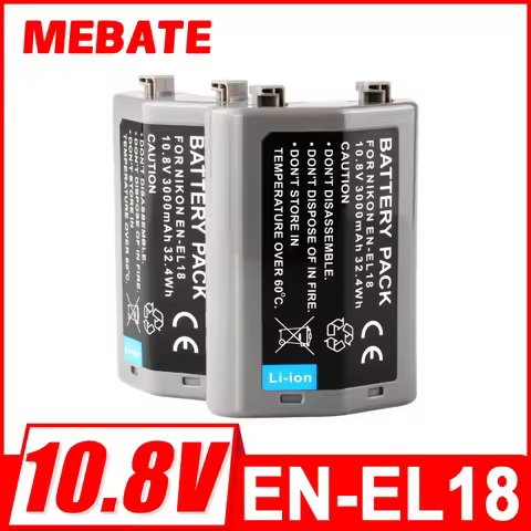 1Pcs 3000MAH EN-EL18 EN-EL18A EN-EL18B EN-EL18D BATTERY FOR NIKON Z9 D4 D4S D5 D6 MB-D12 D500 D800 D