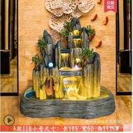 Chinese-Style Rockery Fountain Water Decoration Feng Shui Lucky Fish Pond Landscape Hotel Living Room Courtyard Office D