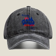 Australia Day Australia Day patriotic - theme art Washed Baseball Cap