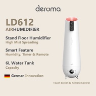 Deroma Deerma LD612 Stand Floor Air Humidifier 6L Large Capacity with Smart Screen Digital and Remote Control