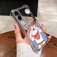 Vivo V70 FE 5G V70FE Phone Case Cute Doraemon Casing Phone Case Air Cushion Shock Case Mobile Phone 