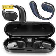 True Wireless Open Ear Earbuds with Earhooks Sports Headphones Bluetooth 5.3 Wireless Headphones Black