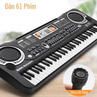 [Tặng Khoá Học Đàn] Đàn Phím Organ Piano MQ-6106 61 Phím 6 Bài Demo 16 Tones 8 Âm Nhạc Cụ 100 Âm Điệ